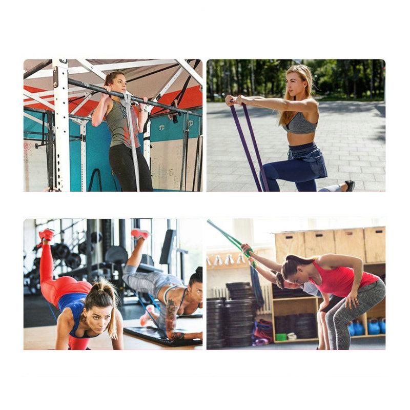 Buy Latex Tube Resistance Bands Long Assist Exercise Door Fitness