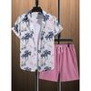 New Summer Casual Men's Shirt And Beach Shorts Set 3D Printed Short-sleeved Outdoor Streetwear Shorts Camisas De Hombre