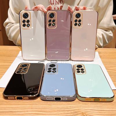 נרתיק ציפוי יוקרתי ל-Xiaomi 14T 13T Poco X5 Pro Redmi Note 14 Pro 13 12 11 Pro 10 צבע סוכריות מבריק כיסוי טלפון חסין זעזועים