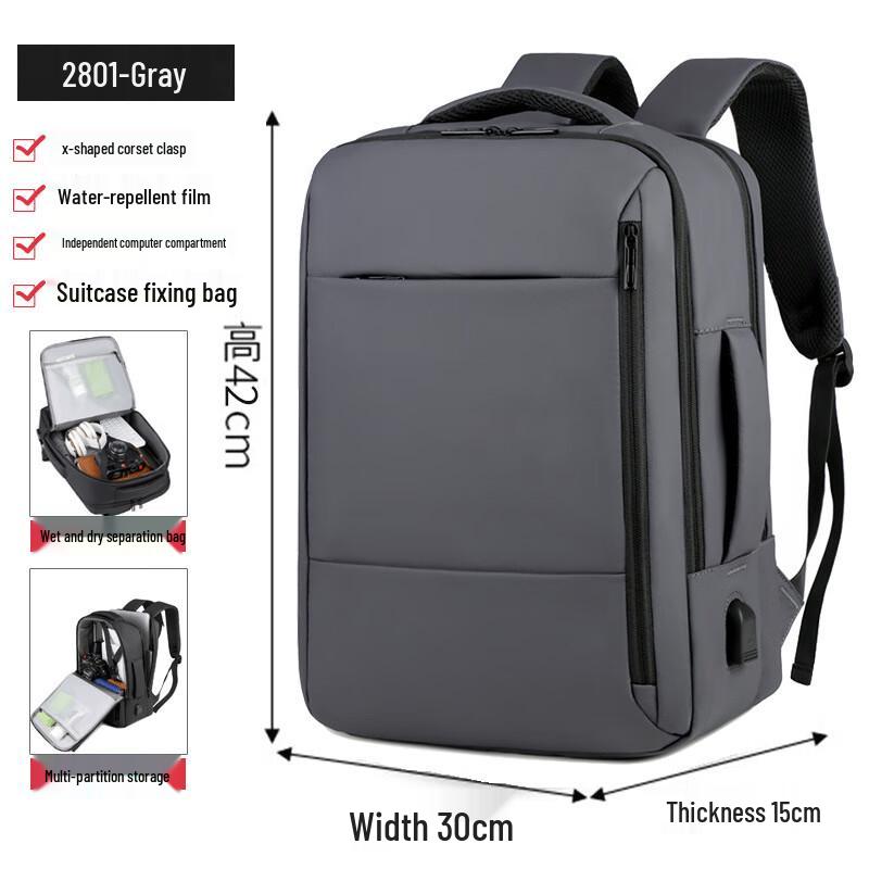 Li Shen Multi-function Business Laptop Backpack