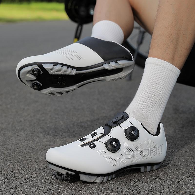 Unisex SPD Mountain Road Bike Lock Shoes Breathable Non-slip Wear-resistant Pedal Bicycle Qutdoor Competitive Bicycle Equipment