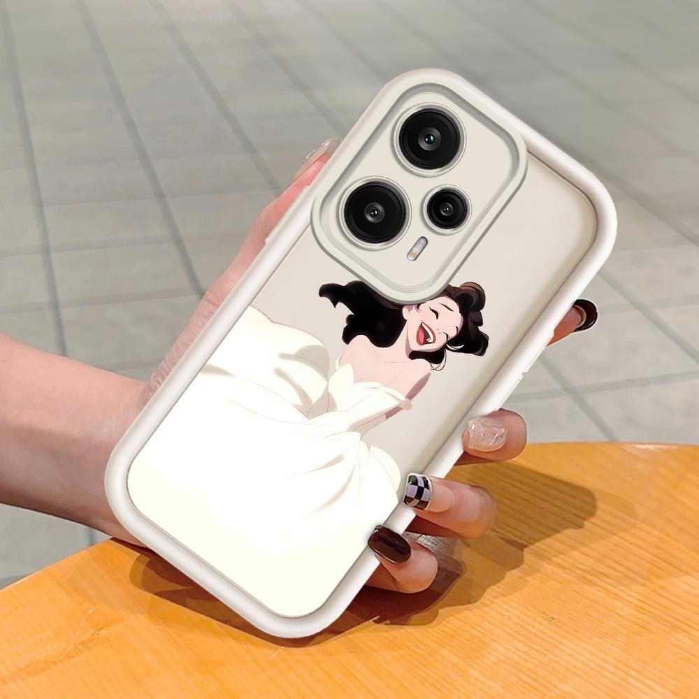 Soft Silicone Square Ladder Printing Pattern Phone Casing Full Cover Camera Shockproof Protection Rubber Case for Xiaomi Redmi