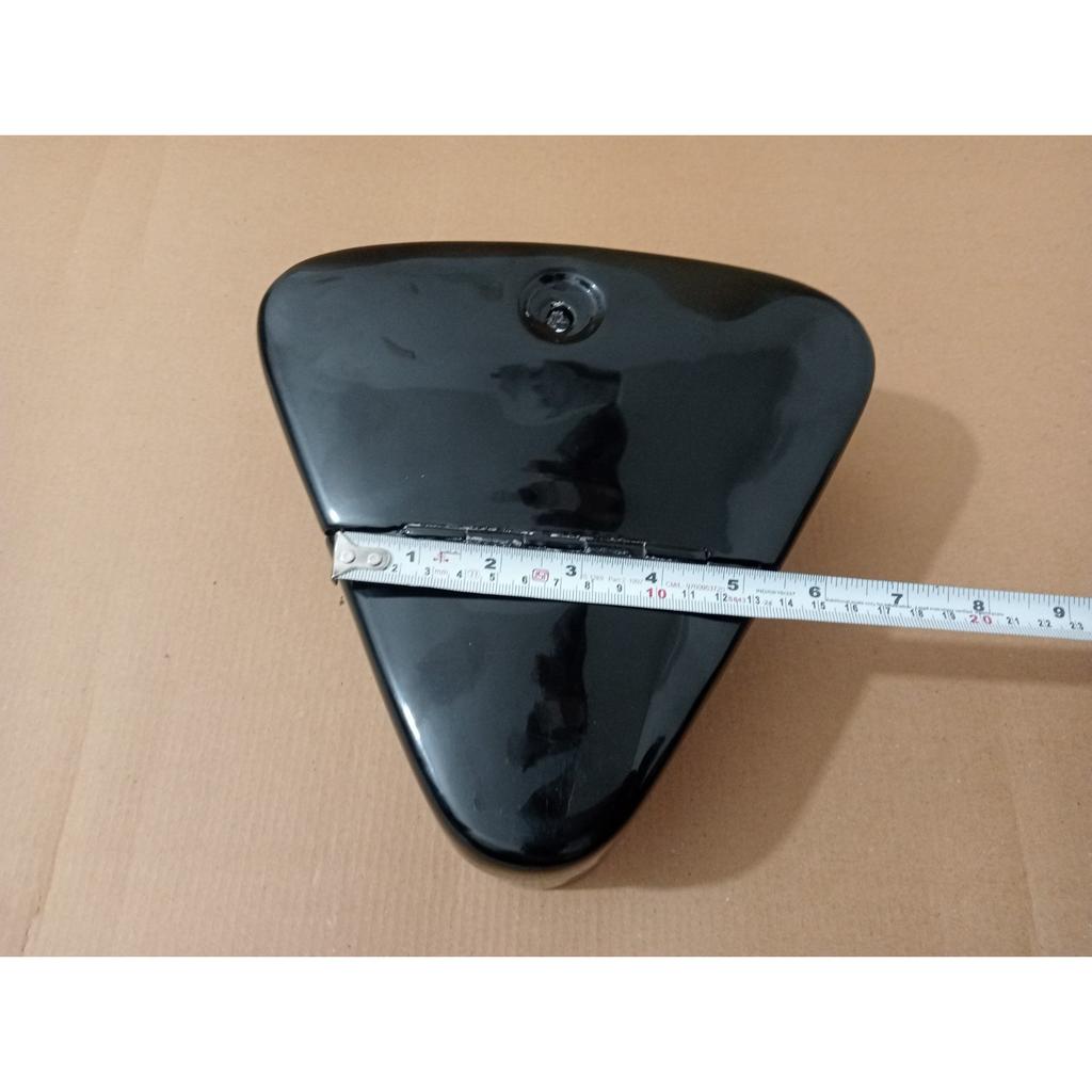 VINTAGE BSA,ARIEL TRIANGULAR TOOL BOX BLACK PAINTED STEEL |Fit For