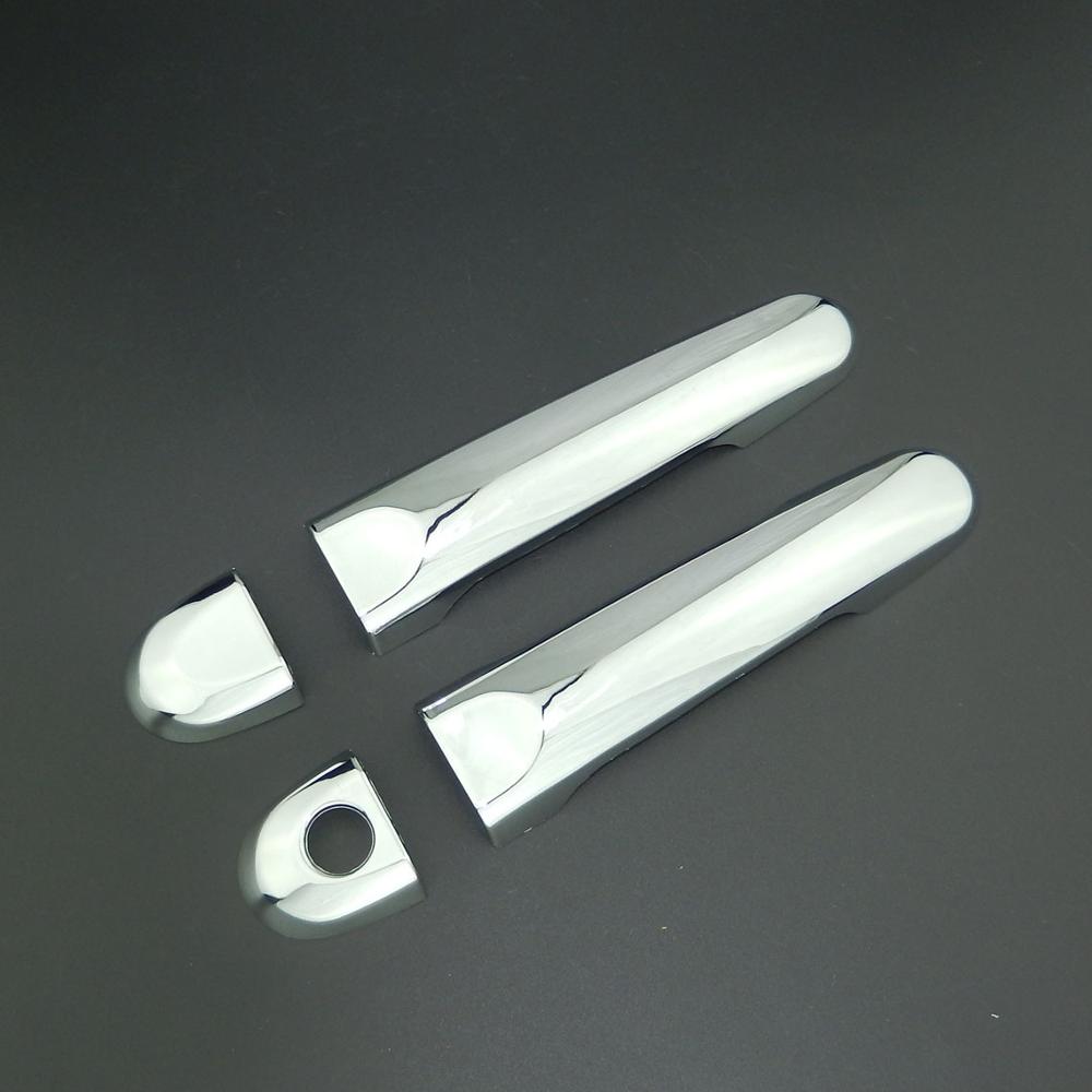 For Nissan Juke 2011-2018 ABS Chrome Side Door Handle Cover Trim & Door Bowl Cover Car Styling 2012 2013 2014 2015 2016