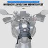 Motorcycle Fuel Tank Bag Base Vest Portable Motorbike Tank Bags Mounting Kit for Universal Off-road Motorcycle Fuel Tank Pack