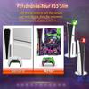 Skin in vinile di Rick e Morty per PS5 Slim Edizione Disco, Console e Controller