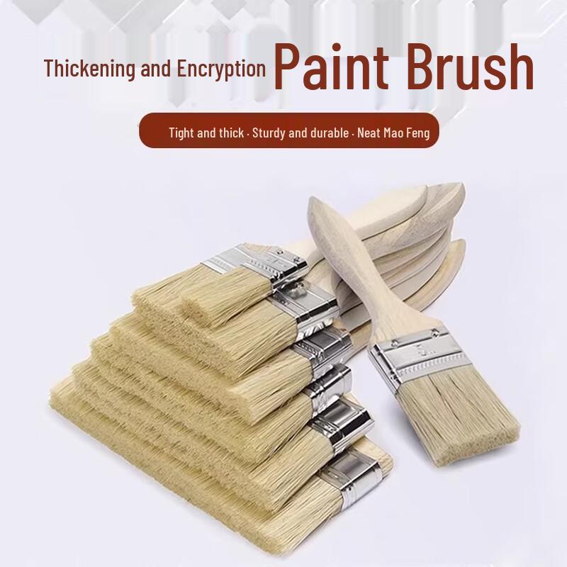 Mixed Bristle Paint & Cleaning Brush
