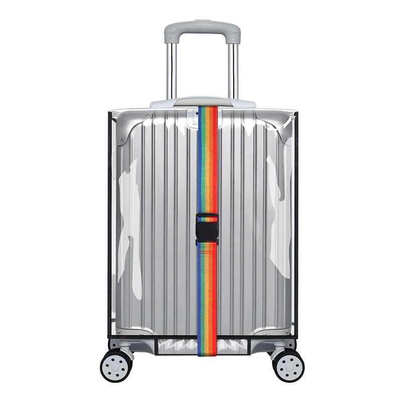 Biyoumei Luggage Protective Cover, Water-Resistant Suitcase Bag Strap, Thickened Wear-Resistant Travel Dust Cover, 20-Inch Trolley Case Cover