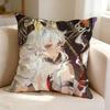 Game WWuthering WWaves ZZani  Square DoubleSided printed Pillow Case Bedroom Bedside Pillow Sofa Cushion Cover