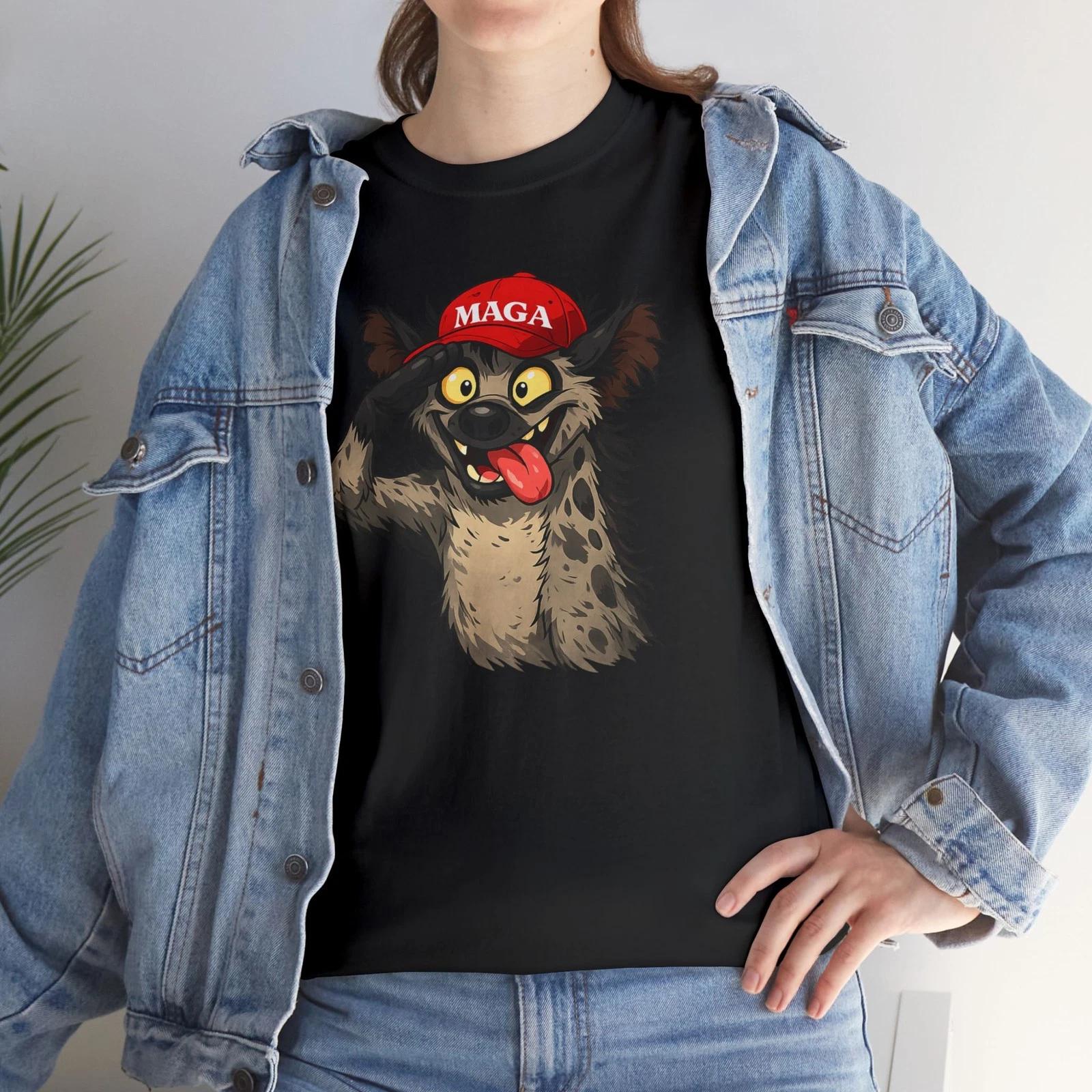 Hyenas Maga Hat Anti Trump T-shirt Political Tee Anti Maga shirt impeach trump M