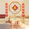 Chinese New Year Lucky Fu Fabric Lantern Set