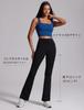 CRZ YOGA Flared Yoga with Olive Size M Leggings, High-Waisted, Stretch, Moisture-Wicking, Quick-Drying, Fitness, Pockets, 30"/32" Inseam, Butterluxe,