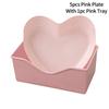 Creative Fruit Plate Heart Shaped Candy Snack Dish Snack Tray Anti-Slip Storage Tray High Quality Tableware Snack Picnic Plate