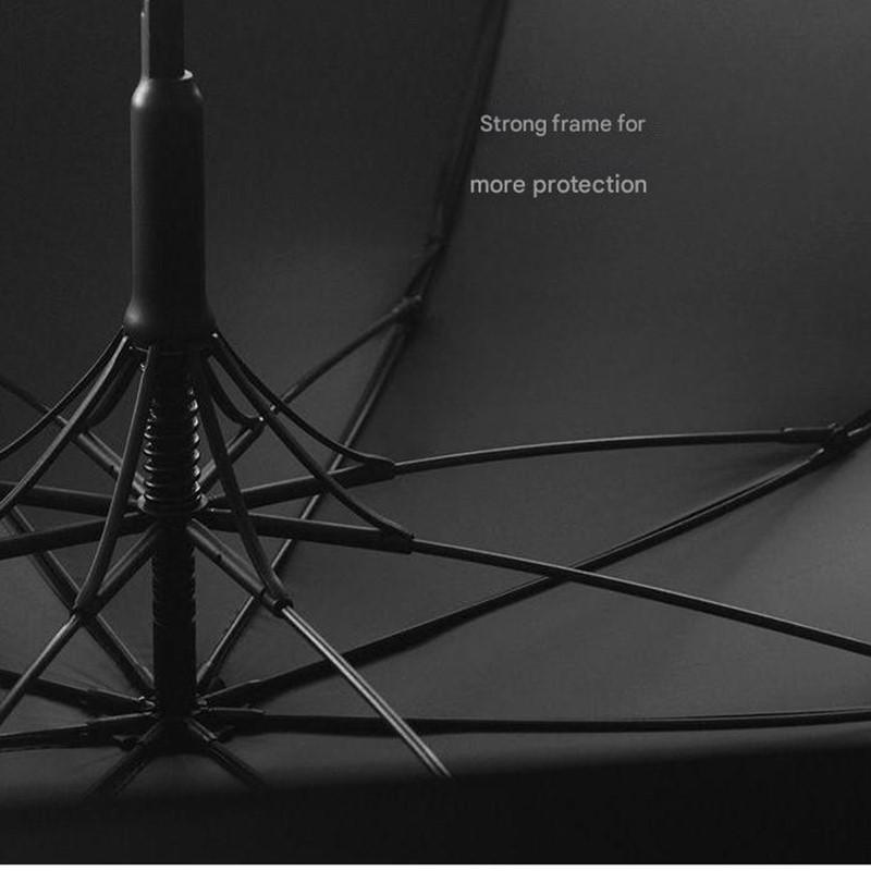 Umbrelă de Lux Goddess Automată cu Mâner Lung, Dublu Scop pentru Soare și Ploaie, Plastic Negru, Cadou de Afaceri, Umbrelă de Soare
