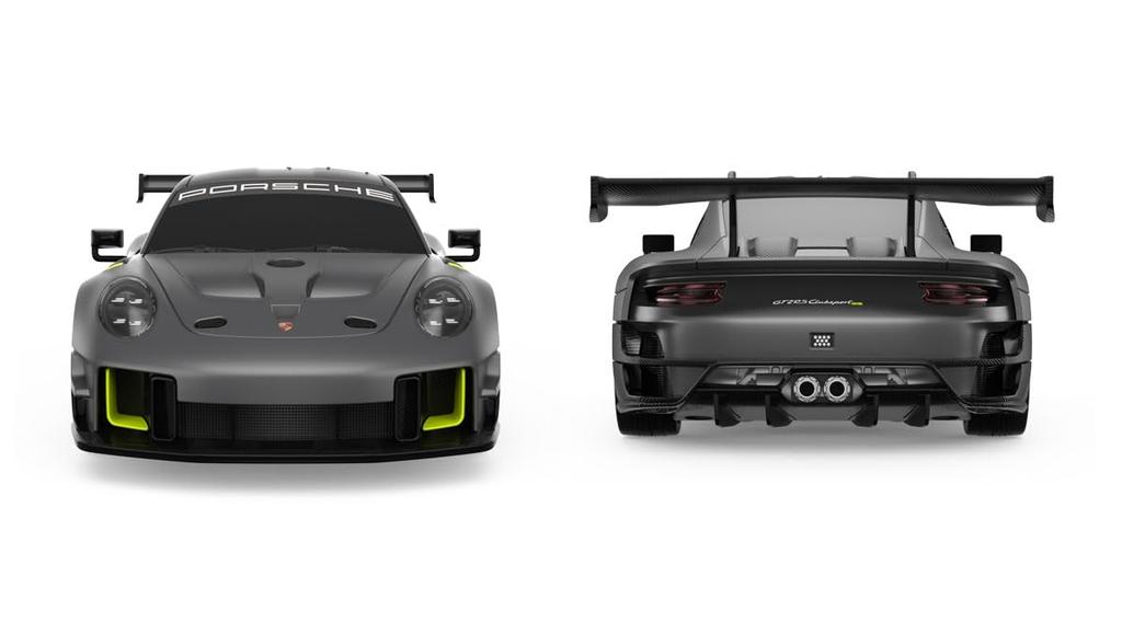 Doyusha 2.4GHz 1/24 Scale Porsche 911 GT2 RS Clubsport 25 Gray Electric Radio Control Model 630820