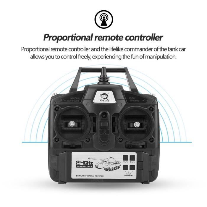 LANQI 1: 16 MIA2 Battle Tank Télécommande militaire char de combat amélioré Maquette en plastique