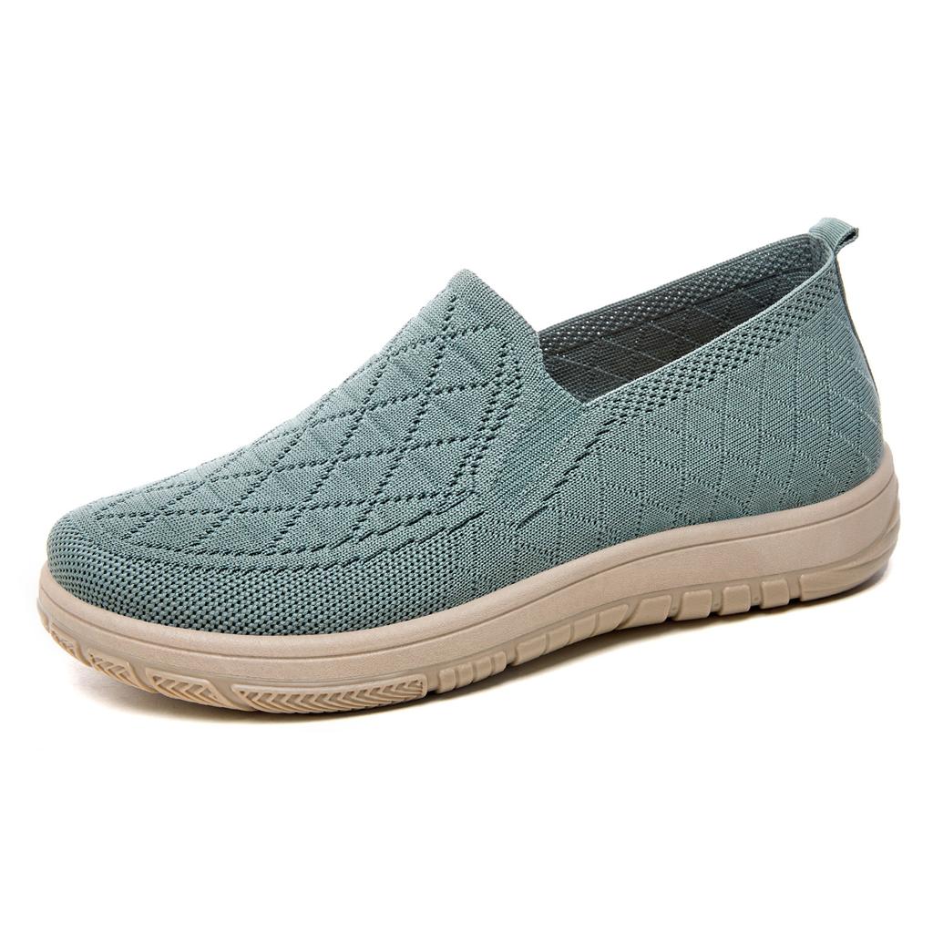 Women's Shoes Spring Slip On Cloth Shoes Low Top Flat Shoes Soft Bottom Comfortable Versatile Mom Shoes Casual Soft Walking All Day Sneakers