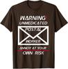 Funny Postal Worker Unmedicated Annoy At Your Own Unisex T-Shirt