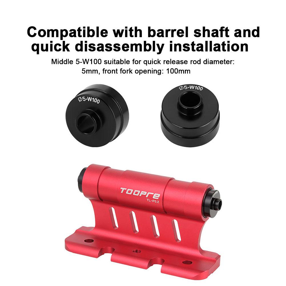 Aluminum Alloy Bike Fork Mount Quick Release Bicycle Front Fork Fixed Clip Bike Block Fork Mount Quick Install Bicycle Parts