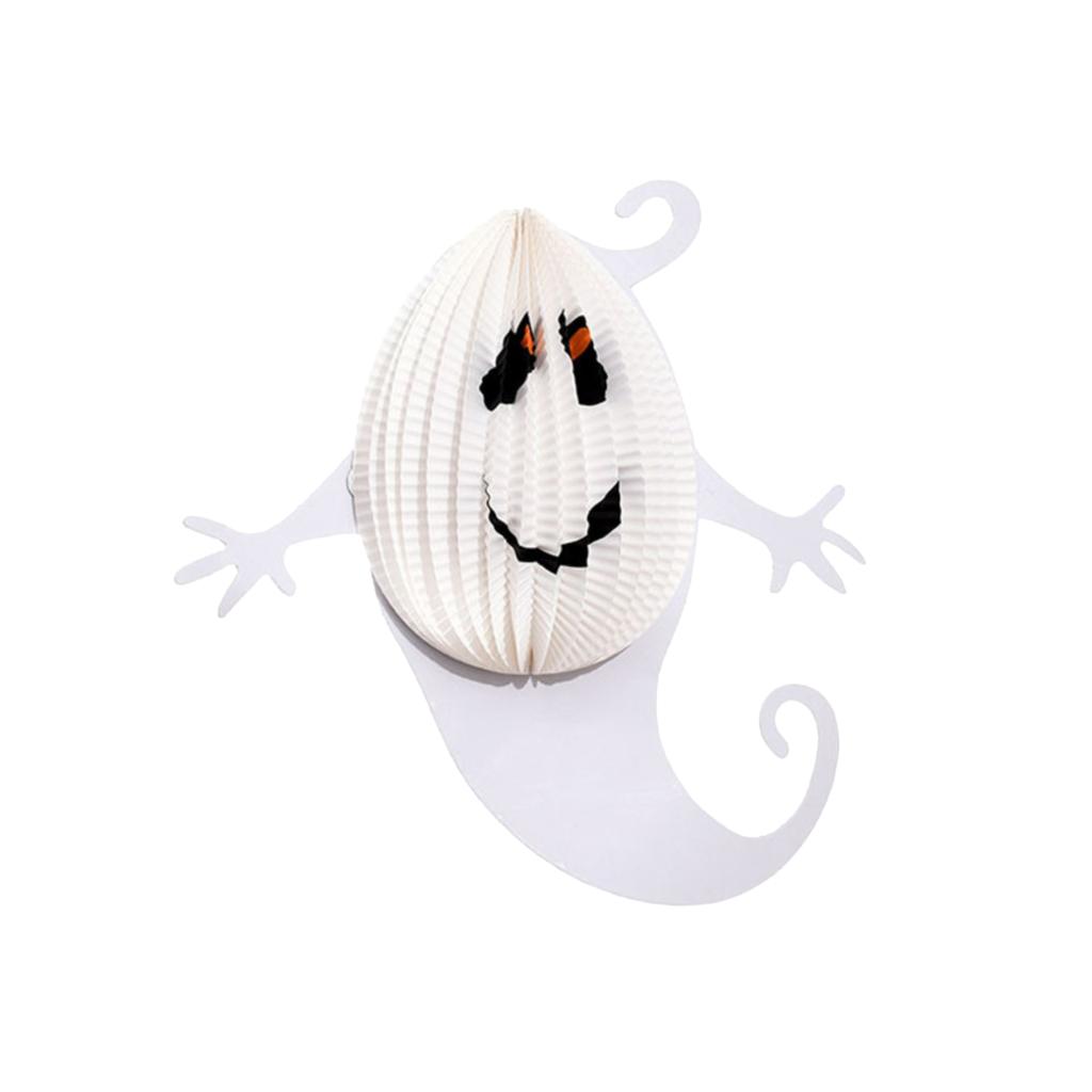 Halloween Paper Hanging Decorations Spider Bat Ghost Paper Lanterns Set for Indoor Outdoor Party Festival Hanging Ornaments