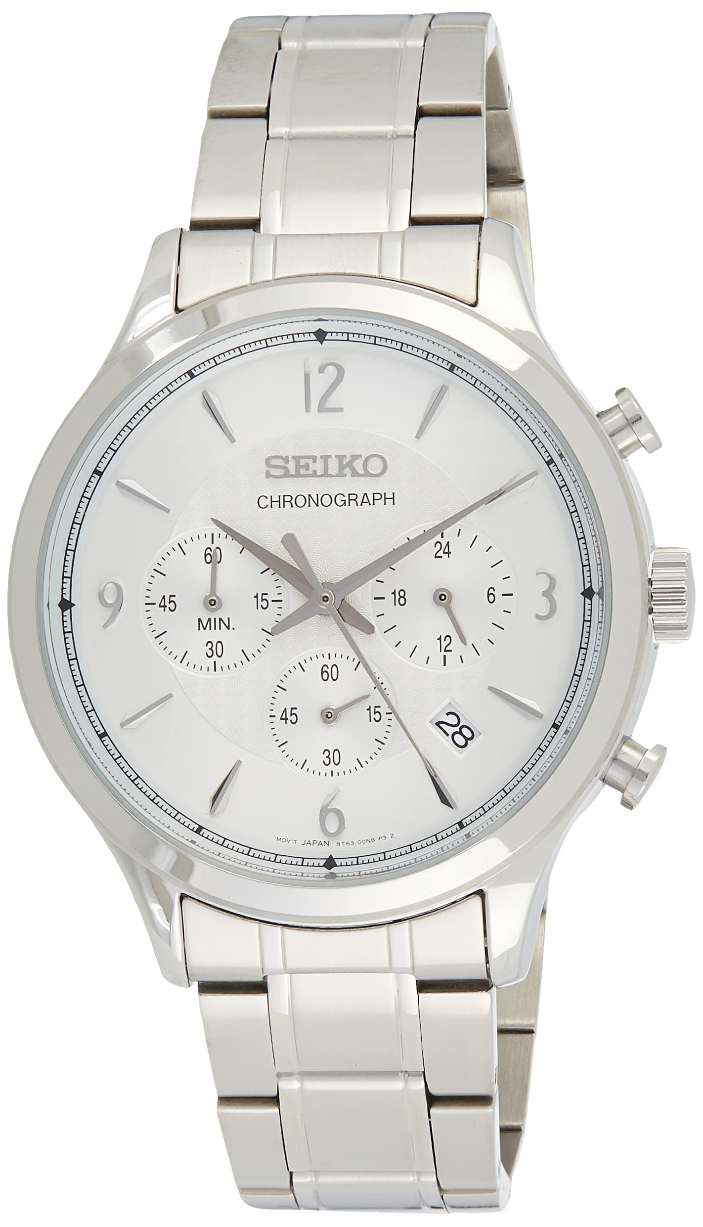 

SEIKO Wristwatch Chronograph Quartz SSB337P1 Silver Dial [Seiko] Men s [Used]