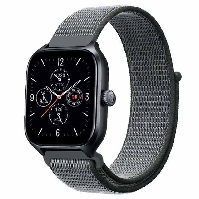 20mm 22mm Nylon Loop Band For Amazfit GTS 4/3/3pro/2e/GTS 2 Mini/GTR 4 47mm/GTR 2/Stratos 2 3 Strap For Amazfit Bip 3 Pro Correa