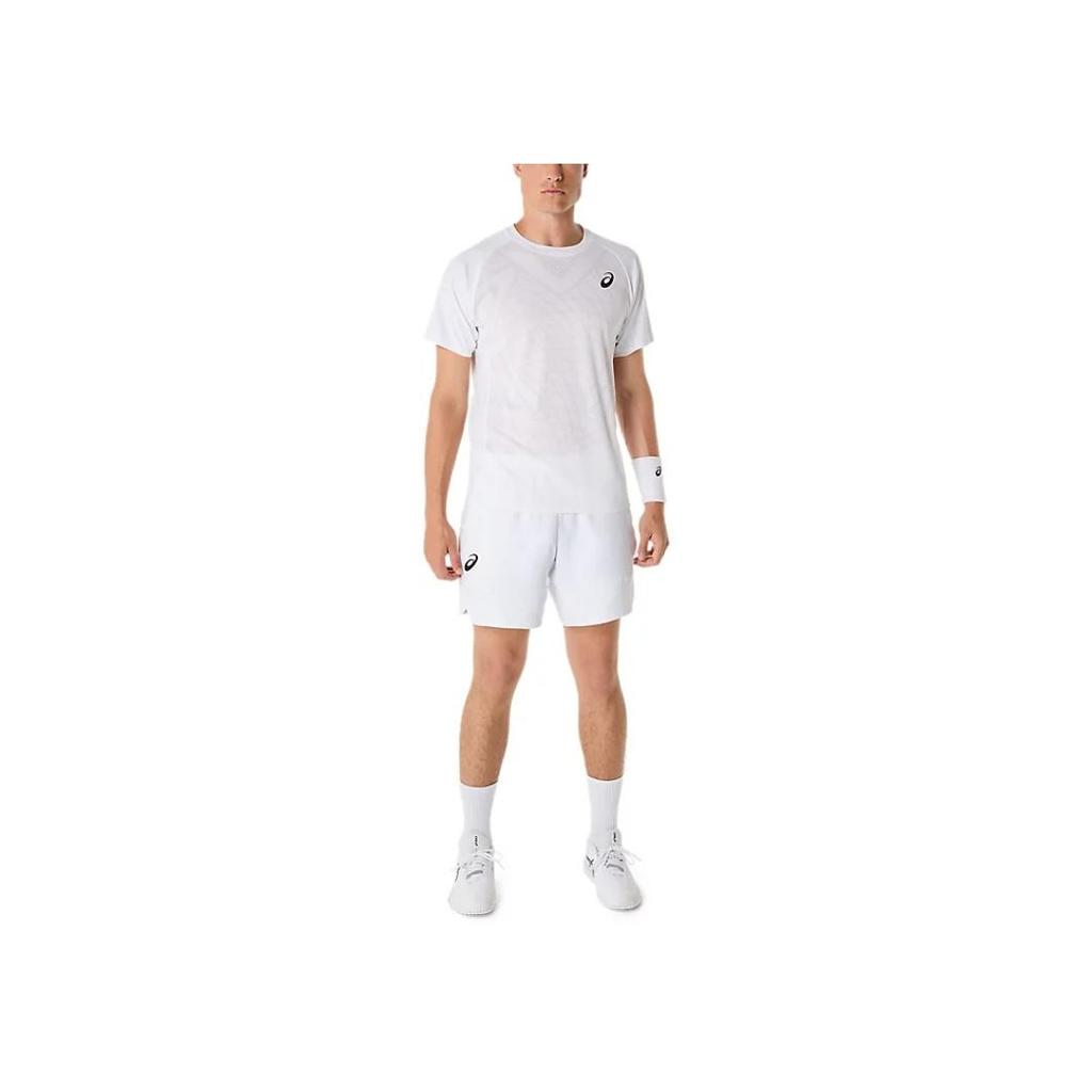 New Asics MATCH ACTIBREEZE T Shirt Men's White 2041A320-100