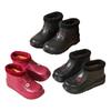 Fleece snow boots thermal rain boots laundry car wash kitchen hygiene waterproof rain shoes kitchen shoes