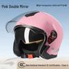 National 3C Certified Winter Double Visor Helmet, Unisex All-Season Electric Vehicle Safety Helmet.