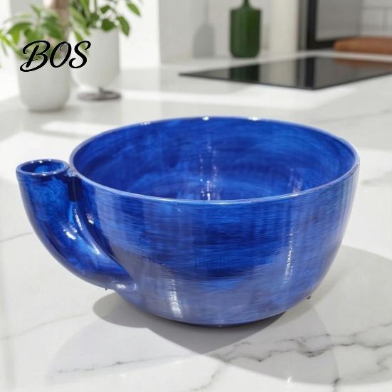 Beeren Reinigungs-Sieb Selbst drehende Waschanlage, Wirbel-Schüssel für Erdbeeren Rotierendes Spülen Blaubeeren, Spiral-Design Obst-Wasch-Abtropfgestell,