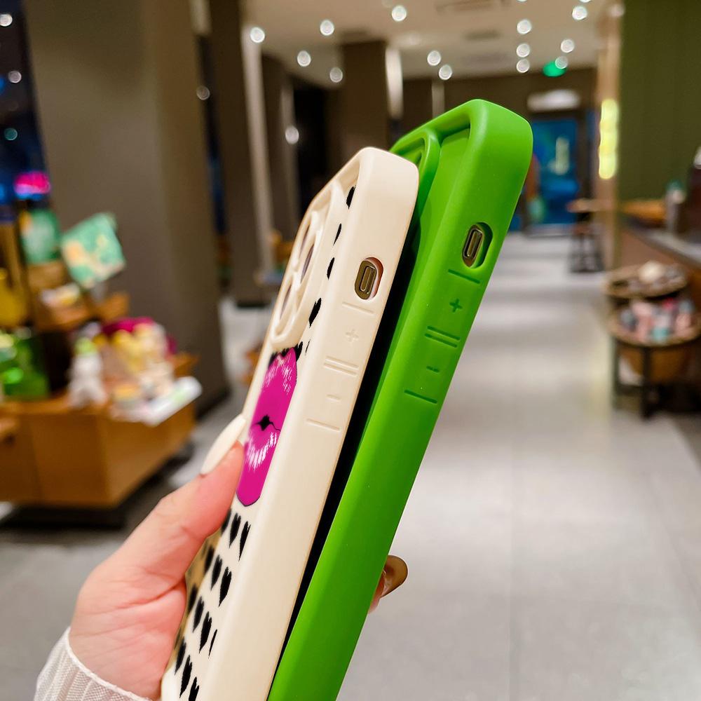 Sexy Girl Lips Phone Case For iPhone 13 15 14 12 11 16 Pro Max Funda iPhone 16 14 15 7 8 Plus XR XS X SE Candy Love Heart Cover