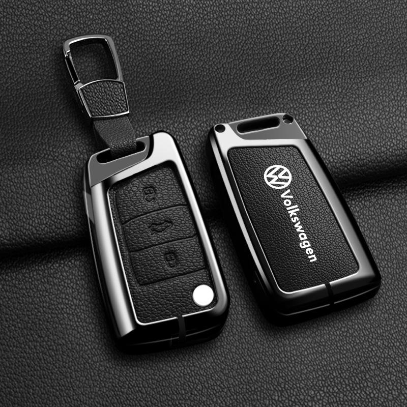Volkswagen Car Key Case & Keychain for Lavida, Bora, Tiguan, Magotan, POLO, Passat – Cross-Border Compatibility