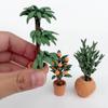 Garden Artifical Leaf Miniature Plant Model Accessories Role Play Leaf Green Plant Doll House Props