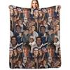 Charlie Gillespie Photo Collage Throw Blanket Warm Plush Fuzzy Blanket for Living Room
