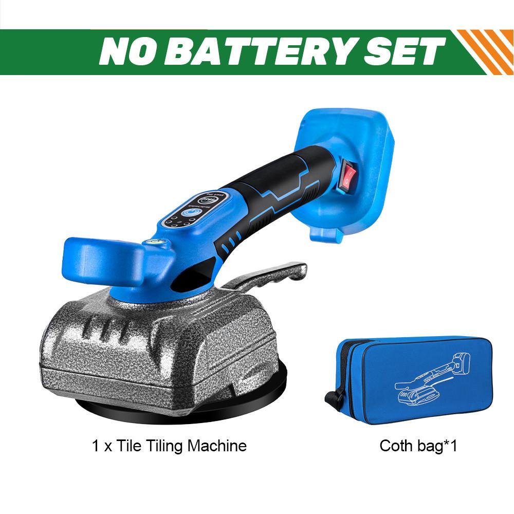 5 Gear Adjustable Tiles Tiling Machine Efficient Cordless Rechargeable Tile Vibrator Suction Cup Tool For 18V Battery