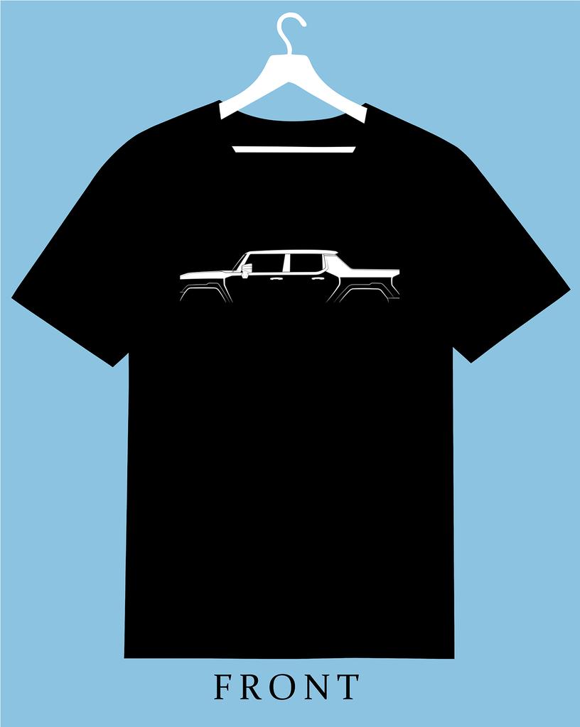 0565 Hummer 1 Hummer.EV SUT Silhouette 2025 Men Women T Shirt Casual Racing Car fans Logo tee Enthusiast Graphic Summer Short Sl