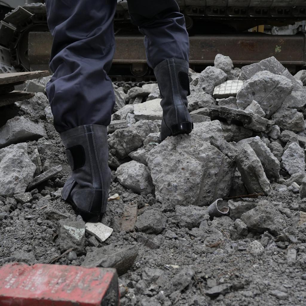 Simon Safety Long JIS for Working At Velvet with Size 3038 Boots, Boots, Standard, Heights, Oil-Resistant, Slip-Resistant, Durable, Velcro, Black,