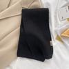 Neutral wind versatile scarf soft waxy knitted 20 sheep wool warm couple scarf student girl