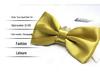 Solid Color Formal Wedding Bow Tie for Men - Customizable Logo and Multi-Color Options