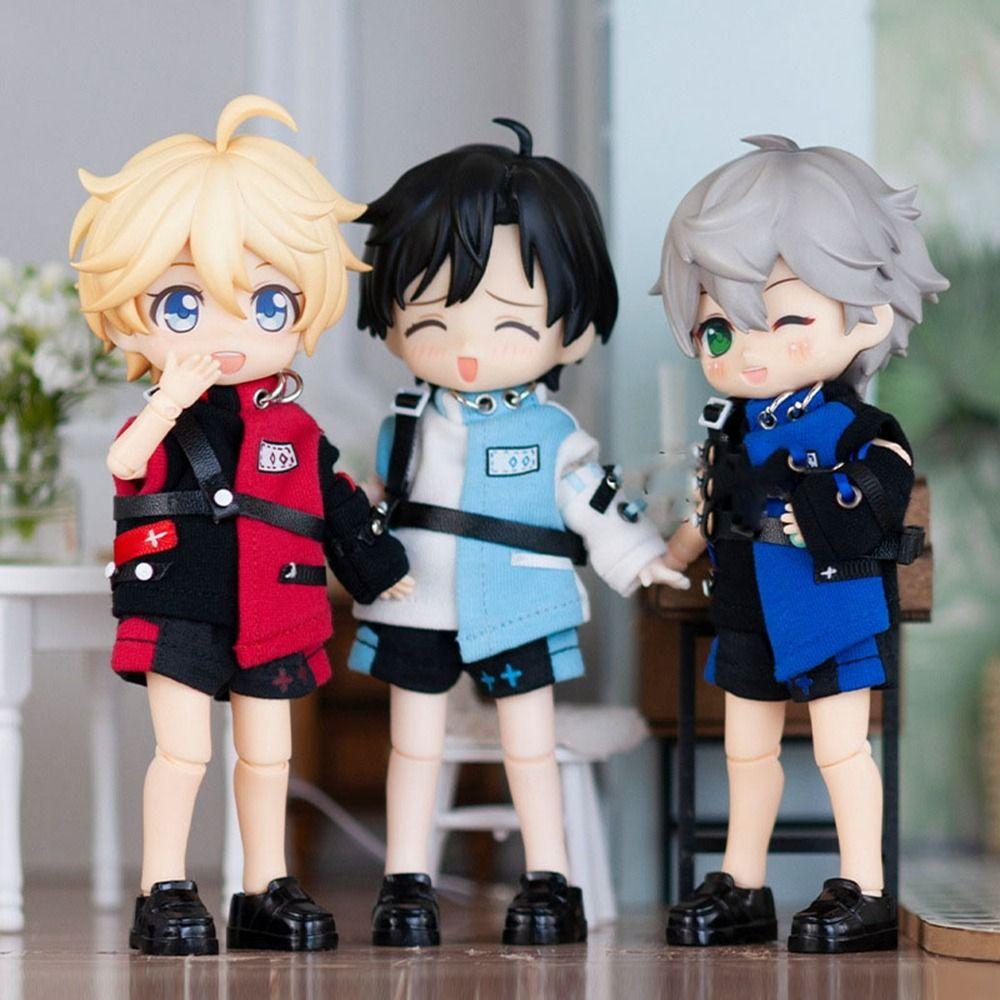 

Аксессуары для кукол, мультяшное пальто для куклы, наряды для кукол ручной работы, 1/11 куклы OB11/1/12 куклы BJD