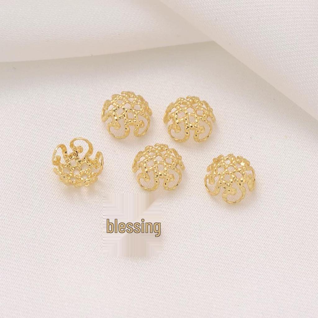 Perline distanziatrici a forma di fiore colorato per gioielli fai da te: Accessori per bracciali e collane