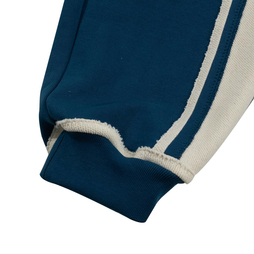 OUT OF TRUNK Side Line Sweatpants (Blue)