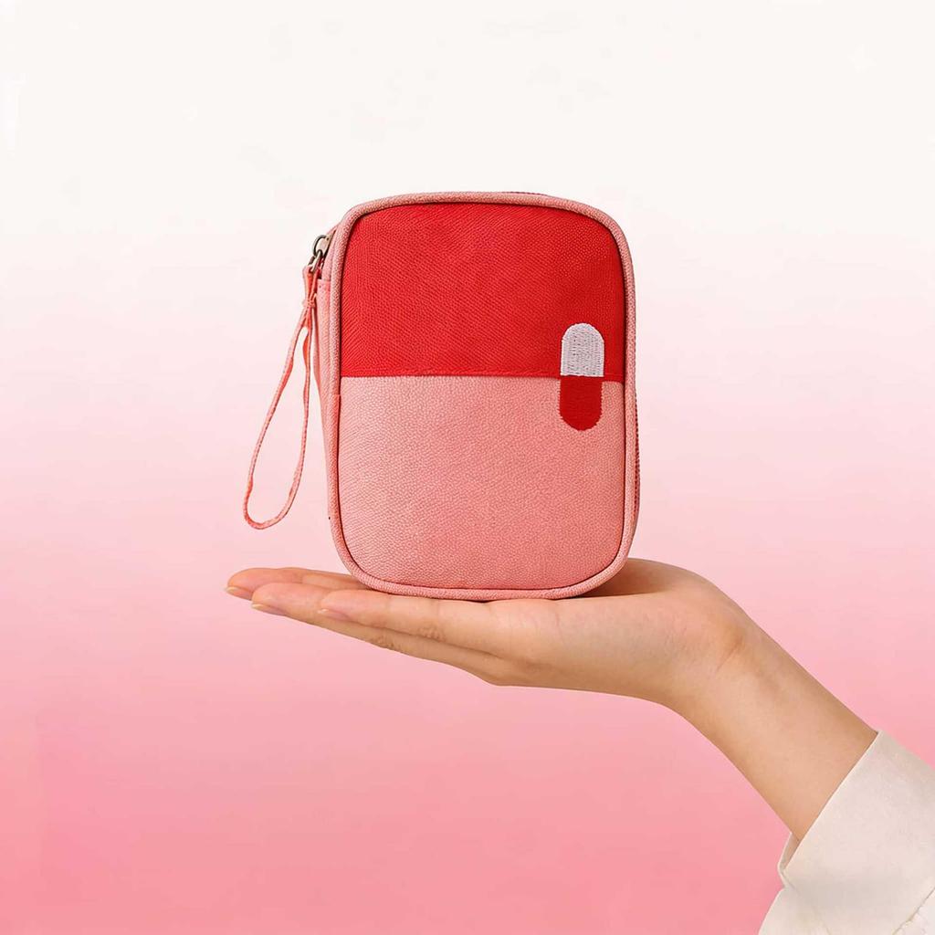 Portable First Aid & Medicine Bag for Students
