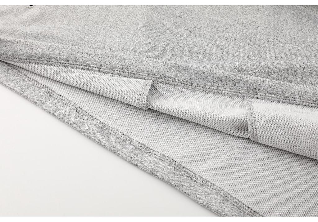 Men's European & American Long Sleeve Stand Collar Half Zip T-Shirt for Autumn/Winter Running & Fitness