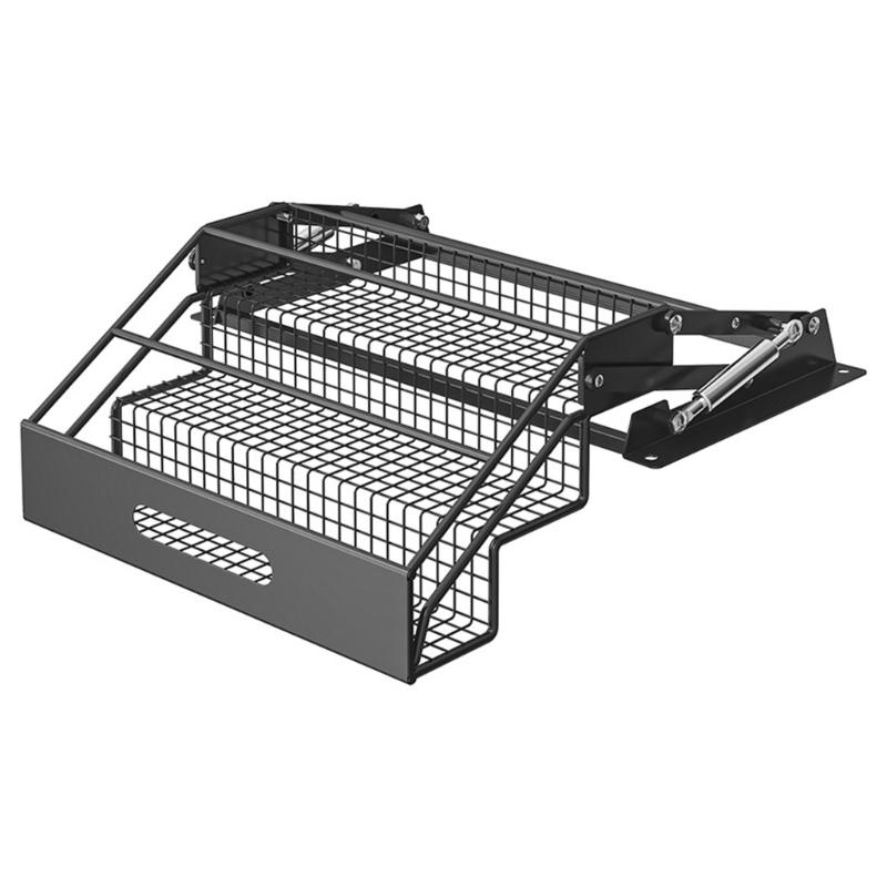 Kitchen Cabinet Seasoning Shelf, 3 Level Carbon Steel Storage Design with Guard Rails for Bottle Sorting and Access