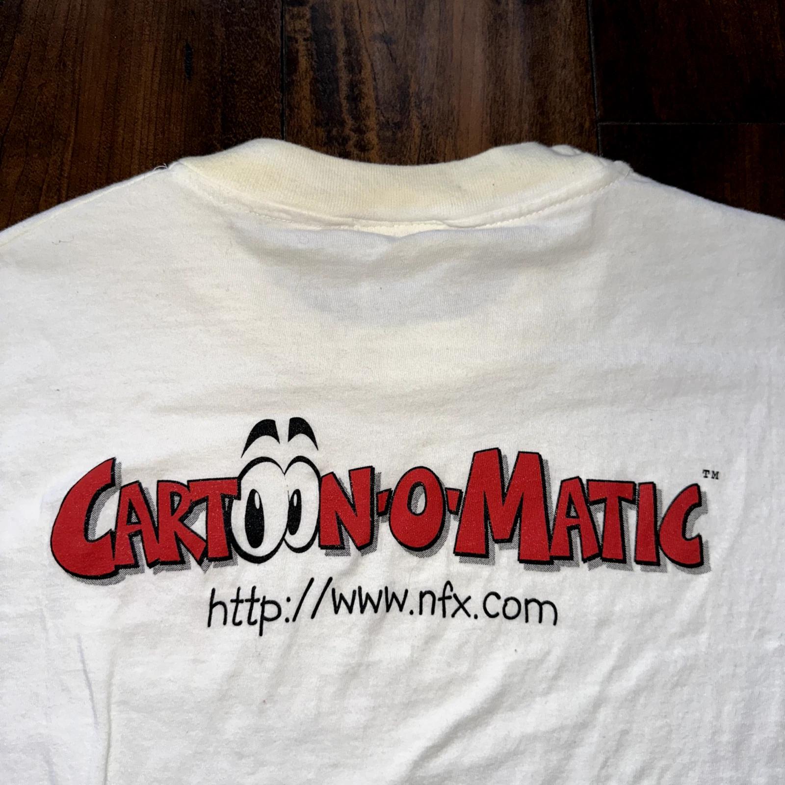 Cartoon-O-Matic Vintage T Shirt 90s nFX Cartoon Network Anime Rap TV Movie RARE S