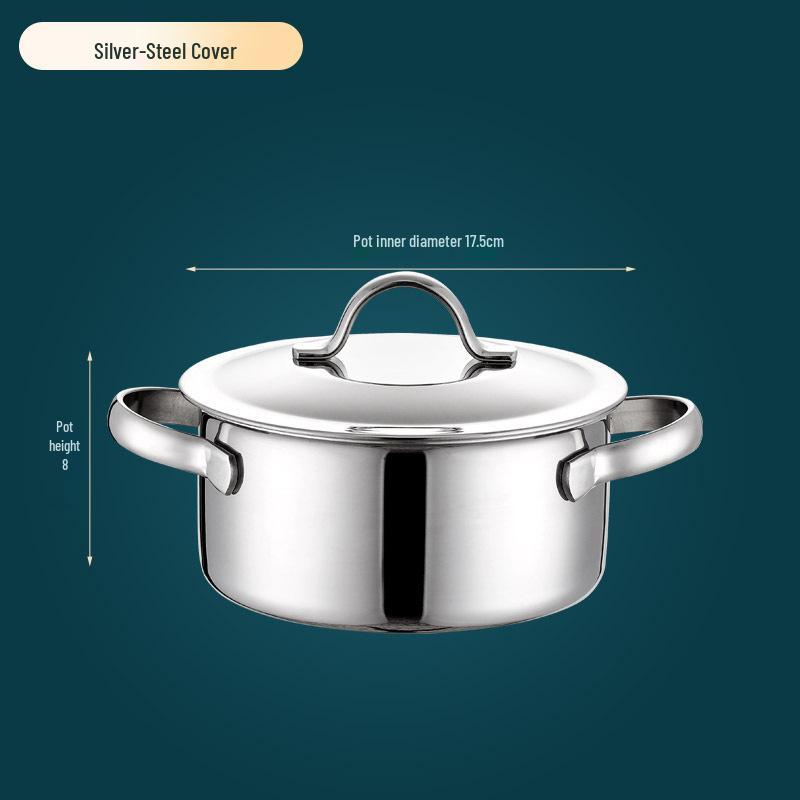 Stainless Steel Single-Person Hot Pot with Alcohol Stove - Portable Self-Service Shabu-Shabu for Home or Restaurant Use