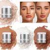 Makeup Setting Powder Mushroom Head Loose Powder with Puff Fine and Easy To Apply Makeup Lasting and Refreshing Loose Powder