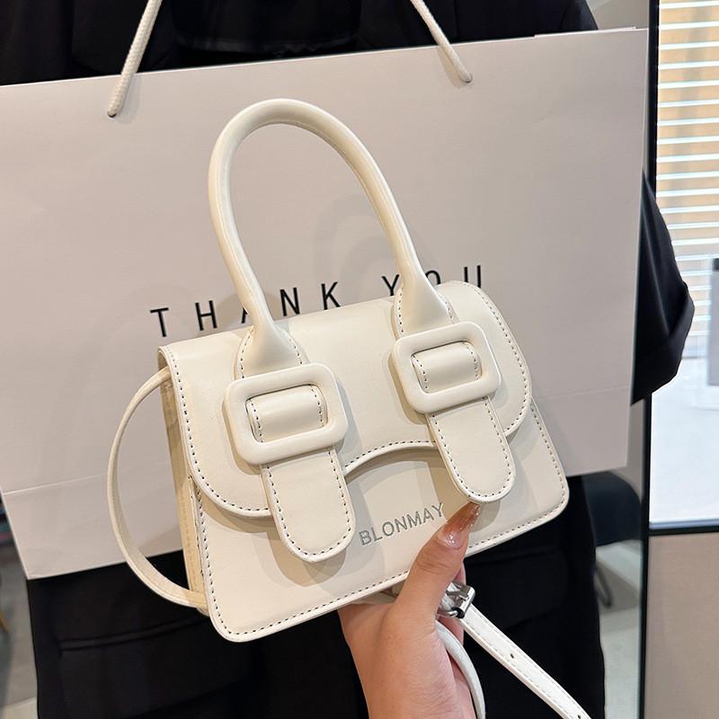 2024 Spring New French Style Niche Bag Women High-grade Texture Versatile Crossbody Bag Popular Pink Cambridge Bag