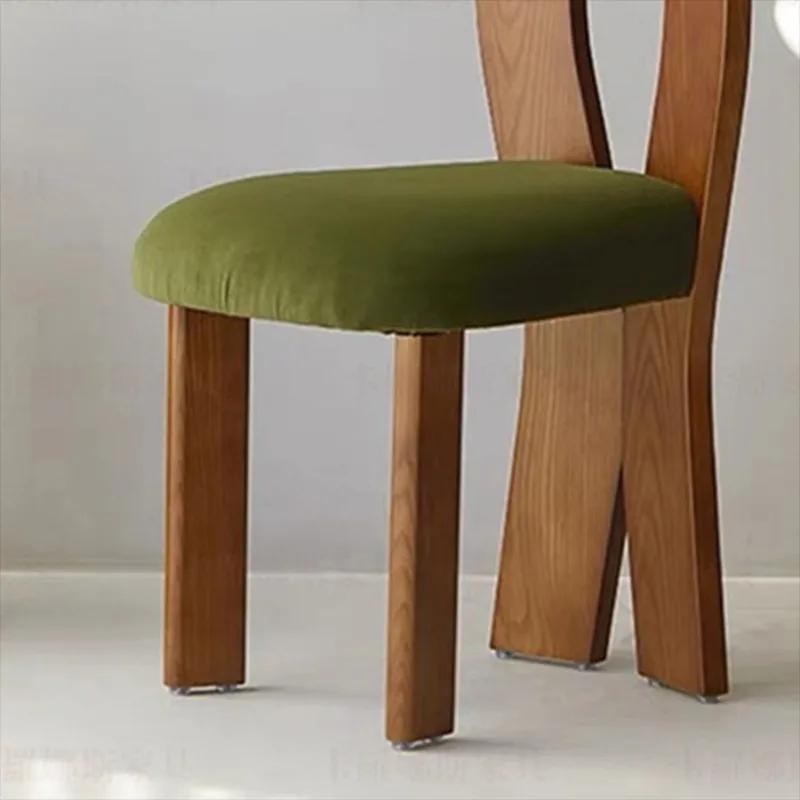 Official New Middle-Ancient Home Design Man Fish Chair Home Dining Chair Creative Retro B & B Cosmetic Chair Armchair